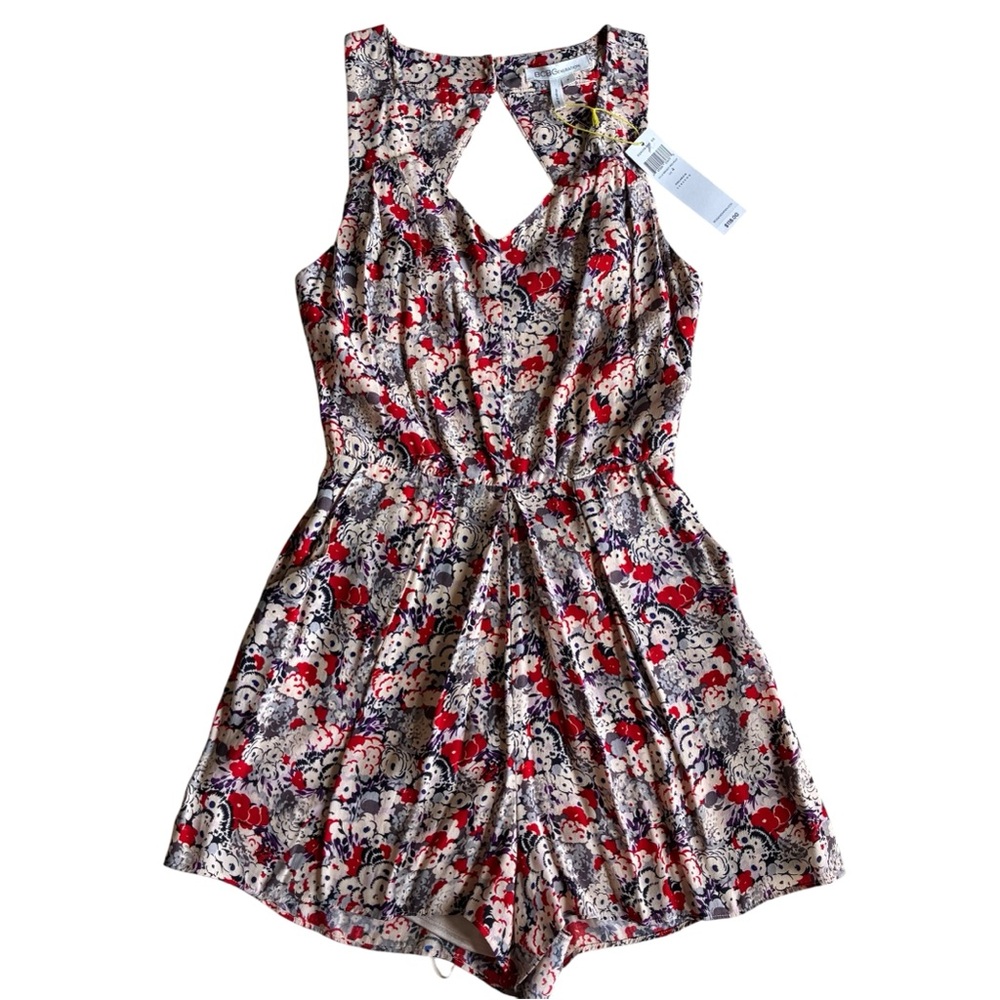 BCBGeneration Floral Romper Women’s Size 4 NWT
